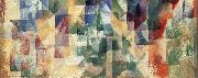 Delaunay, Robert The three landscape of Window USA oil painting artist
